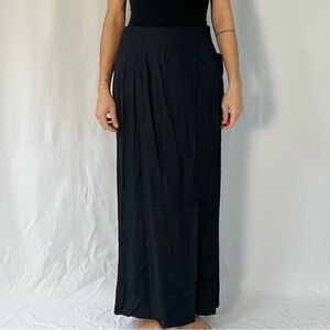 Russell Scott Signature Vintage Black Maxi Skirt